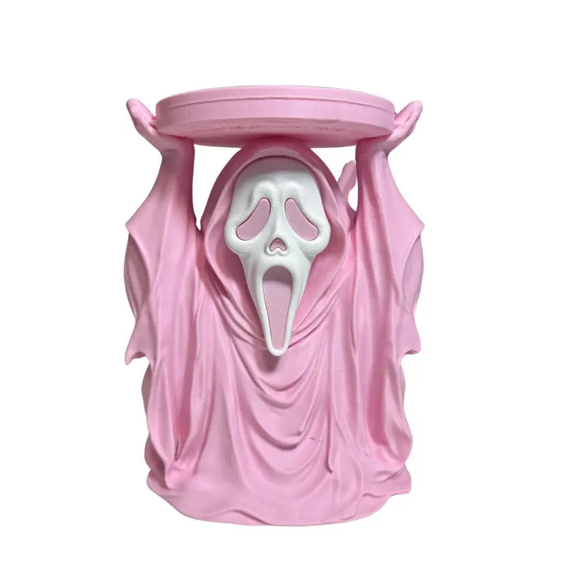 Ghostface Candle Holder for Halloween Table Decor