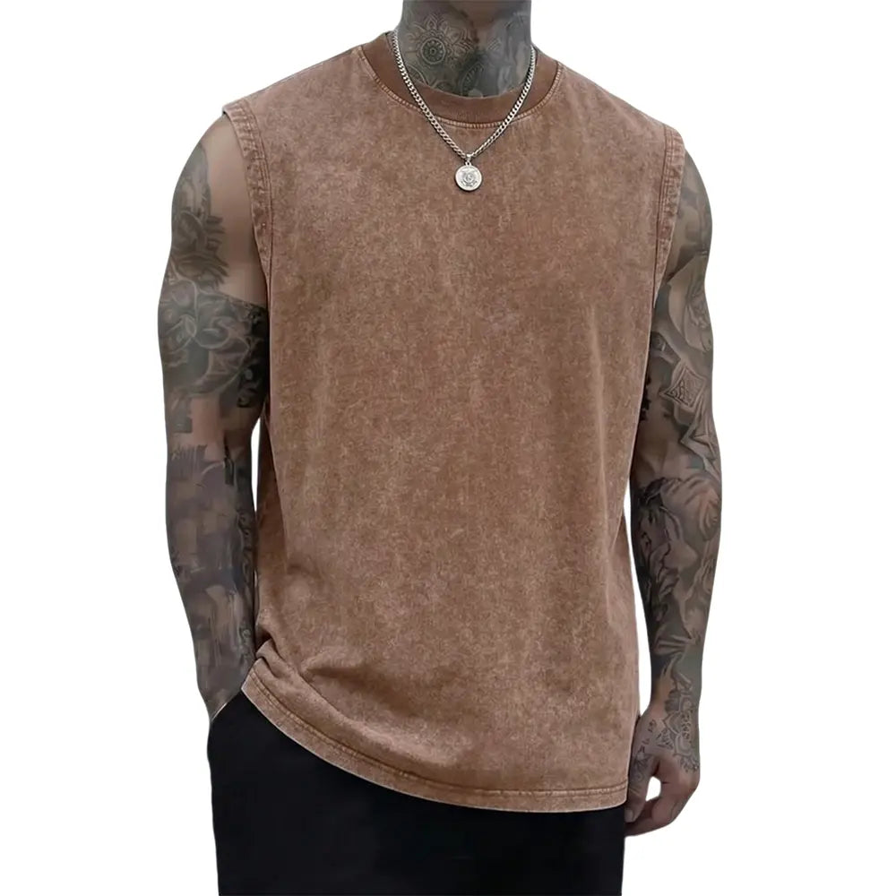 Unisex 3-Pack Vintage Heavyweight Cotton Tank Tops