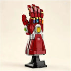 2026 New Creative Brick Model Building Blocks, Gold Infinite Nano Glove Toy Model Decorative Item, Christmas Gift, Model Building Kits