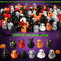 Mini Devil Ghost Skull Resin Ducks, Cute Spooky Desktop Decor, Creative Desktop Ornament, Mini Garden Ornament, Home Decor Ornament, Halloween Christmas Decoration, Party Gift, Decorative Piece, Decorative Ornaments