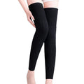 Unisex Long Winter Knee Warmers with Thick Lining and Stretch Fit