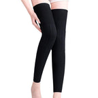Unisex Long Winter Knee Warmers with Thick Lining and Stretch Fit
