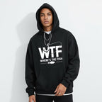 Men's funny fishing graphic Graphic Hoodie - Cotton Blend Long Sleeve Pullover Regular Fit | Soft & Breathable Fabric, Durable Print, Everyday Comfort, Machine Washable, casual outdoor urban street
