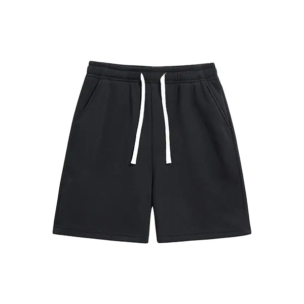 4-pack summer men’s shorts with a simple pocket design—versatile casual athletic shorts for everyday wear, featuring a drawstring waist for comfort.summervibes