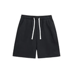 4-pack summer men’s shorts with a simple pocket design—versatile casual athletic shorts for everyday wear, featuring a drawstring waist for comfort.summervibes