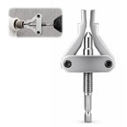 Broken Pipe Thread Extractor, Universal 1/2" 3/4" 1" Pipe Nipple Remover, Drill Powered Broken Thread Removal Tool for Rusty Faucet & Pipe Nipples