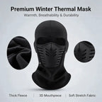 Unisex Fleece Full Face Balaclava Ski Mask - Windproof, Anti-Haze, Soft Sports & Outdoor Hat, Motorcycle Accessory for Skiing, Winter Activities