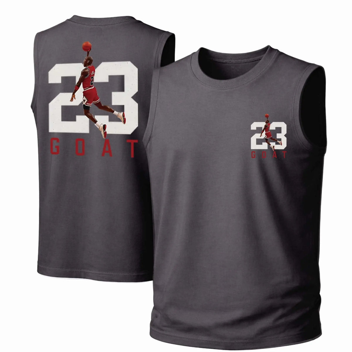 Men's Graphic Sleeveless Tank Top | Casual Cotton Sport Vest for Summer