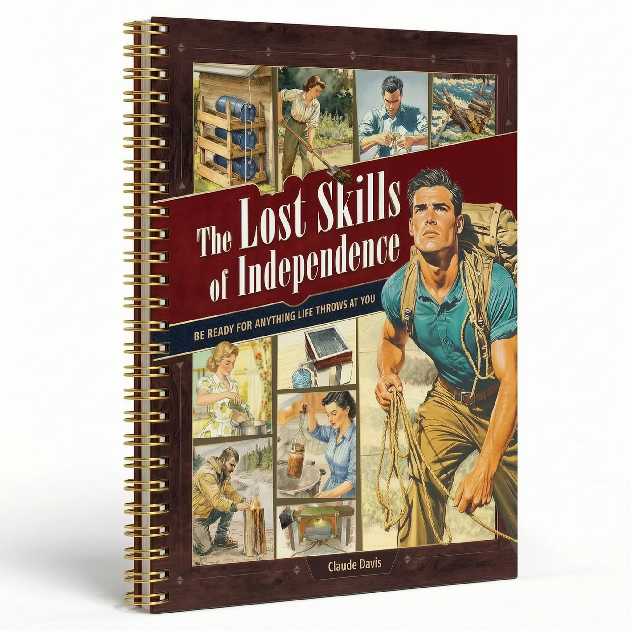 The Lost Skills of Independence Book | 200 Life-Saving Skills for Home Projects, Survival, Emergencies, Food Preservation, Herbal Remedies, Mindset, and More