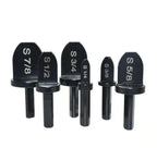 GJANSH Swaging Tool Drill Bit Set, HVAC Repairing Set Air Conditioner Copper Pipe Reamer, Manual Pipe Swage Tool Drill Bit Soft Copper tubing 1/4''， 3/8''，1/2''， 5/8''，3/4''，7/8'' Bits Set, TikTokShopBlackFriday