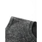 4-Pack Men's Vintage Acid Wash Tank Tops: Lightweight Casual Gym Vests
