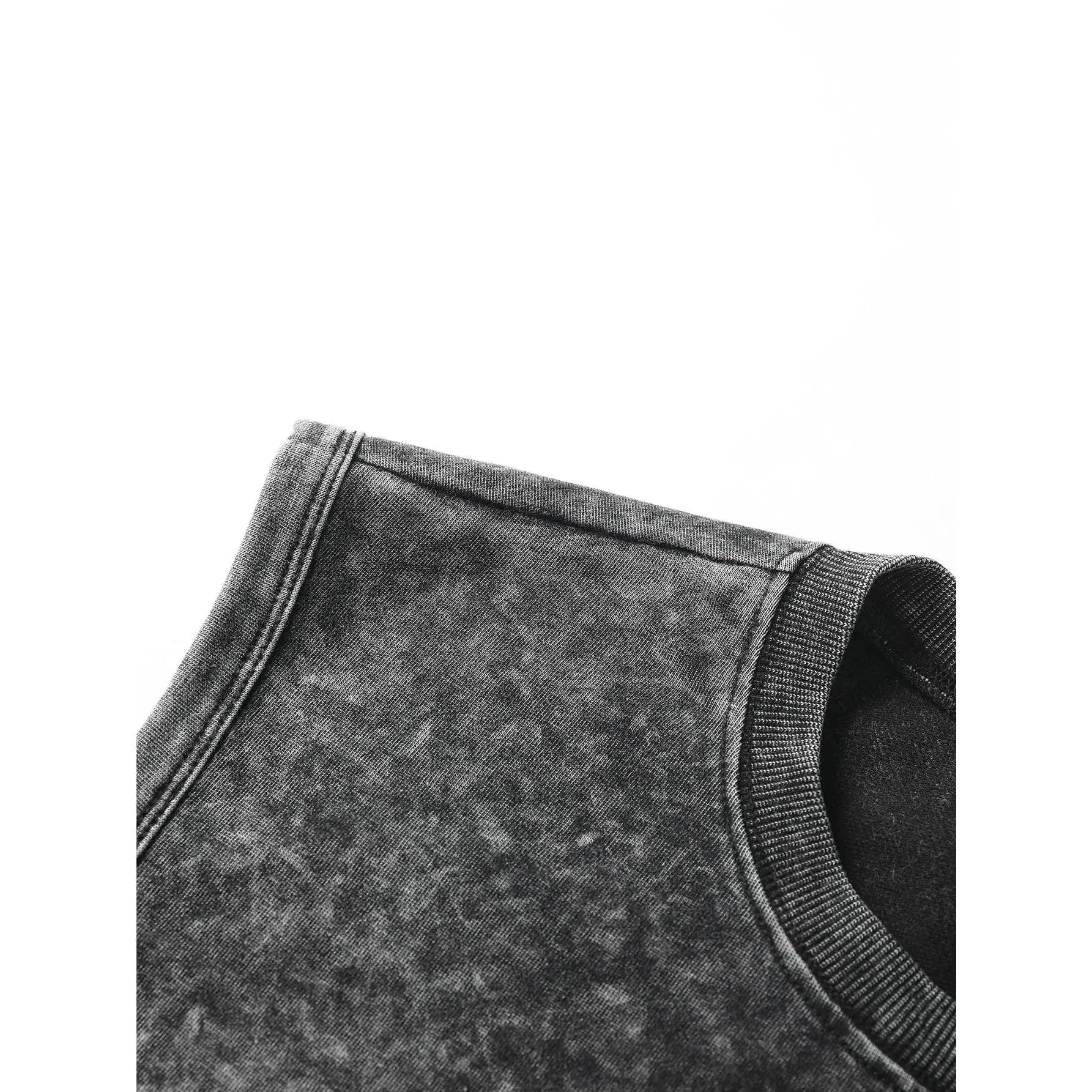4-Pack Men's Vintage Acid Wash Tank Tops: Lightweight Casual Gym Vests