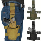 Universal Tactical Right Thigh Leg Holster with Magazine Pouch