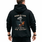 Men's Moris Es Facil Mexican Style T-Shirt, Big Rooster Gamefowl Shirt