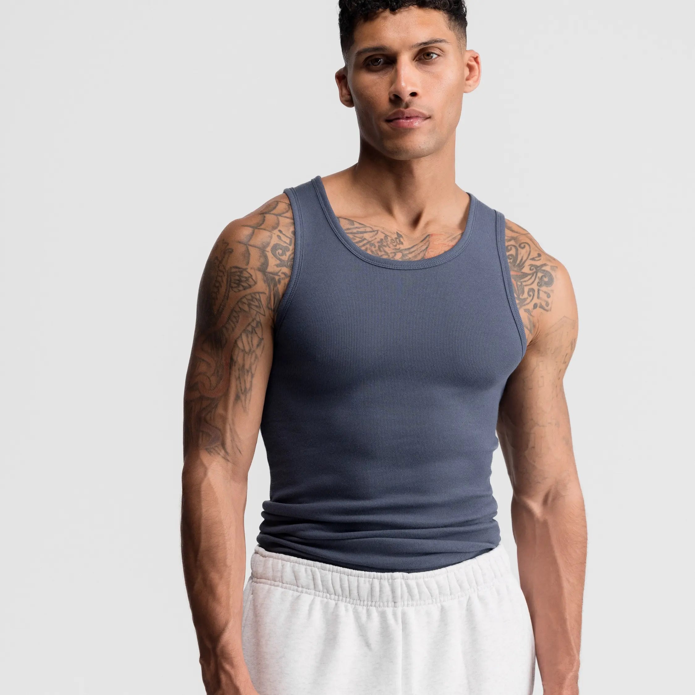 Premium Ultra-Soft Cotton Fitted Tanks 3 Pack / 6 Pack