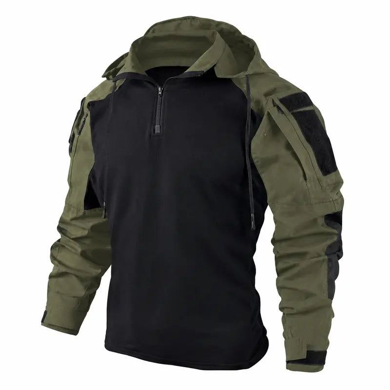 Men's Quick Dry Breathable Camo Long Sleeve Shirt for Hiking