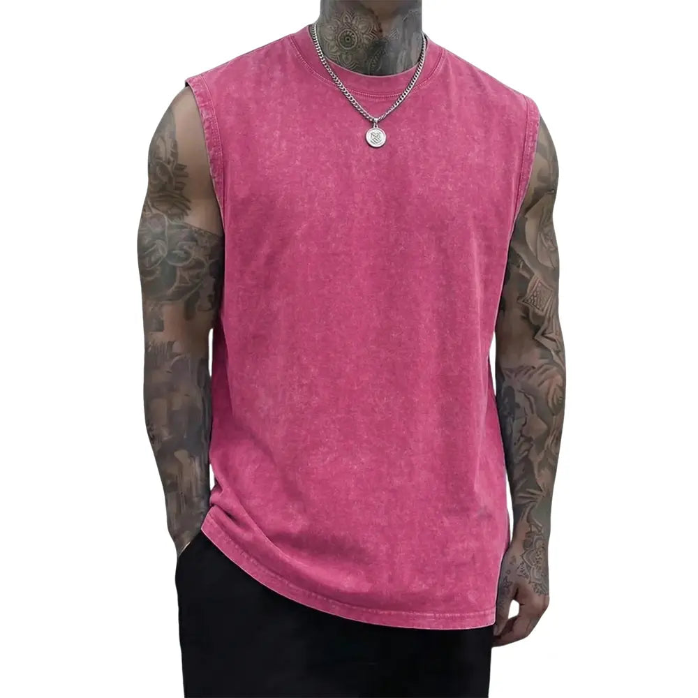 Unisex 3-Pack Vintage Heavyweight Cotton Tank Tops