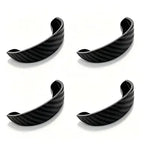 4pcs Car Rear‑View Camera Rain Shield, Soft PVC Sun Shade Cover, Waterproof Protector Hood for Reversing Backup Camera, Rain‑Proof Visor Accessory for Car Side & Rear Camera