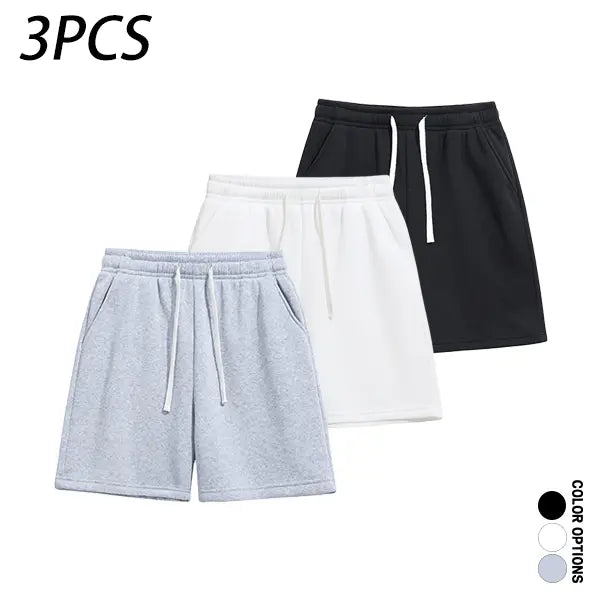 4-Pack Men's Athletic Casual Shorts: Lightweight Everyday Summer Shorts