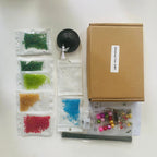 DIY Mini Crystal Bead Christmas Tree Tabletop Craft Kit