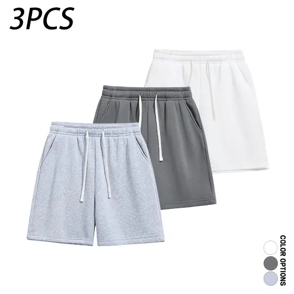 4-Pack Men's Athletic Casual Shorts: Lightweight Everyday Summer Shorts