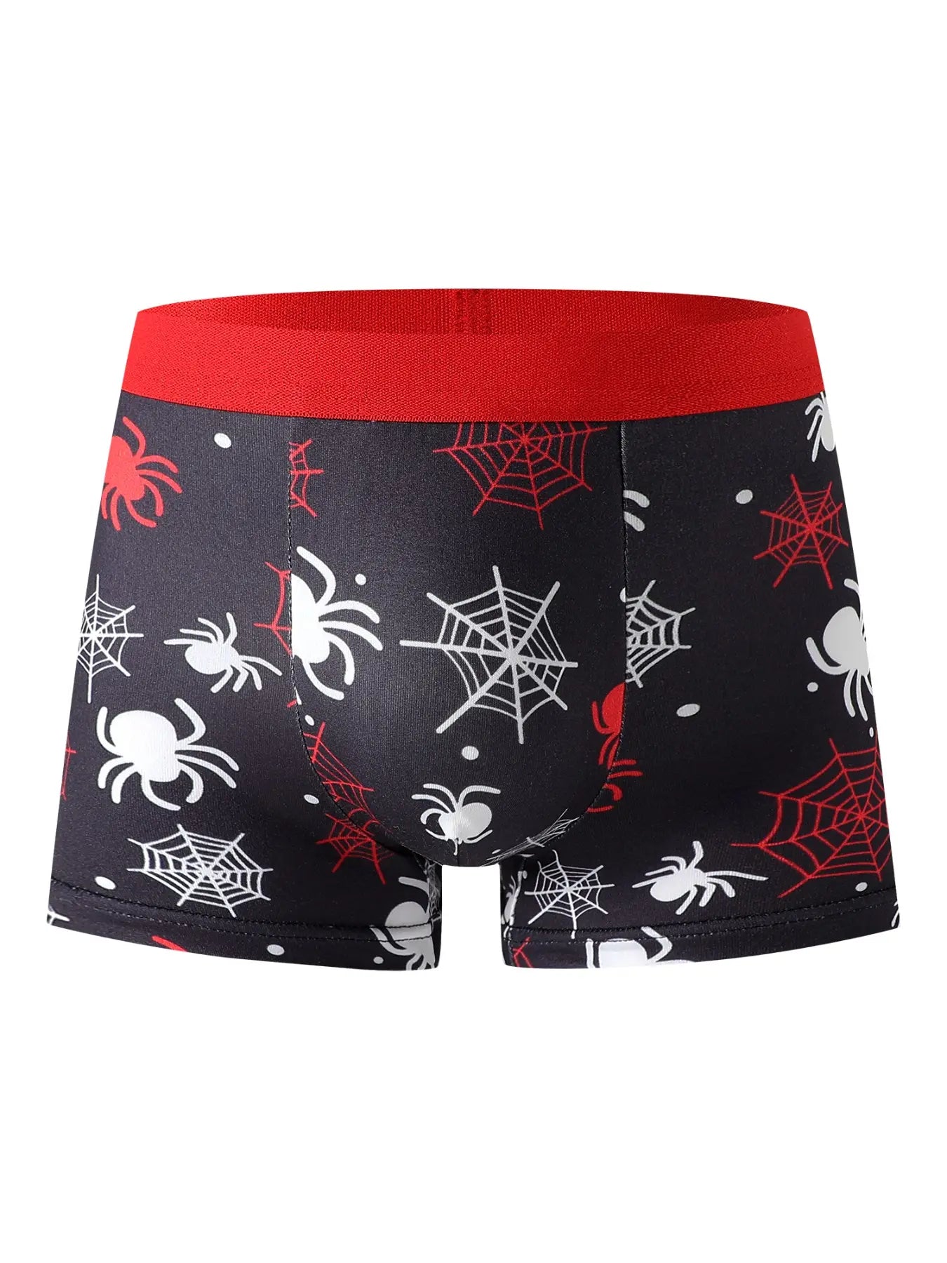 5-Pack Boys Spider Cartoon Print Comfortable Casual Streetwear Underwear Set