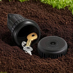 Realistic Underground Spike Garden Key Hider, Durable High Quality Plastic Hidden Key Storage Safe, Easy Insert Lawn Decorative Key Holder, Weatherproof Outdoor Security Accessory For Backyard, Garden And Patio Spare Key Storing homedecor
