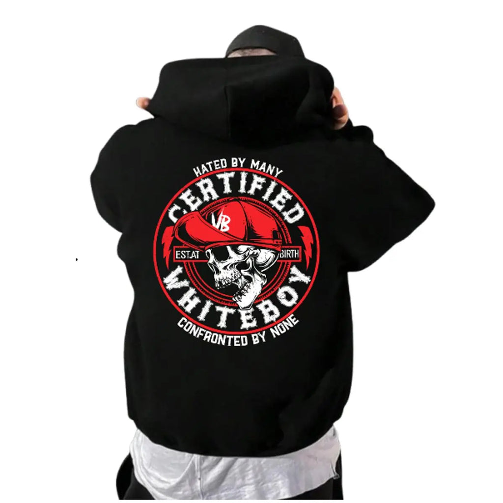 Certified Whiteboyy Hatedd By Many Confronted By None Ver 2 Hoodie
