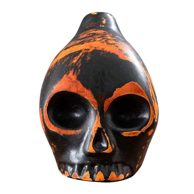 Screaming Aztec Death Whistle by Parsin, Handmade Unique & Loudest Authentic Human Sounding Whistle, Natural Pottery Whistle with Storage Bag, Suitable for Fun Activities & Pranks