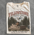 Do Not Pet The Fluffy Cows T-shirt, Yellowstone National Park Shirt, Family Trip Outfit, Matching Camp Tees, Vacation Gifts