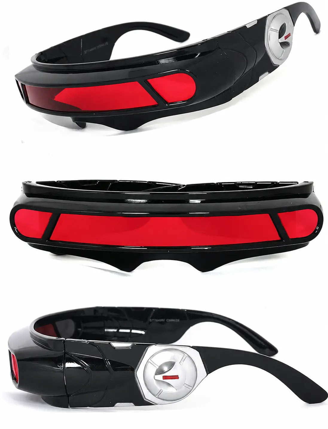 X-Energy Sunglasses Cyclops Future Hero Visor Cyberpunk Eyewear Props, Party Cosplay Festival Comic Game Lens Halloween Costume