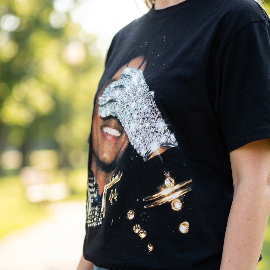 Michael Jackson Glove Graphic T-Shirt Vintage 90s Tee