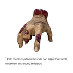 Self-Walking Halloween Hand Prop with Spooky Sound Effects