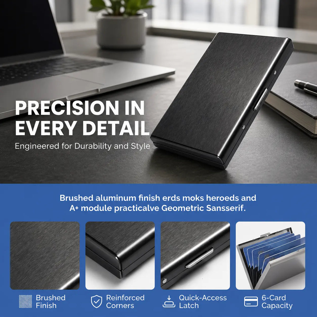 RFID Blocking Stainless Steel Card Holder