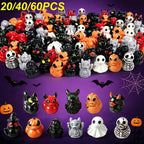 Mini Devil Ghost Skull Resin Ducks, Cute Spooky Desktop Decor, Creative Desktop Ornament, Mini Garden Ornament, Home Decor Ornament, Halloween Christmas Decoration, Party Gift, Decorative Piece, Decorative Ornaments