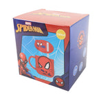 Marvel Officially Licensed Spider-Man 3D Mug, Stainless Steel Insulated Coffee Cup with Lid & Straw, 260ml/320ml, Aesthetic Desk Decor, Back to School Teen Boy Gamer Gift, Heavy Duty Leakproof Travel Tumbler
