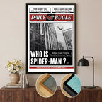 S-M Movie Newspaper Canvas Print Poster for Bedroom Wall Decor