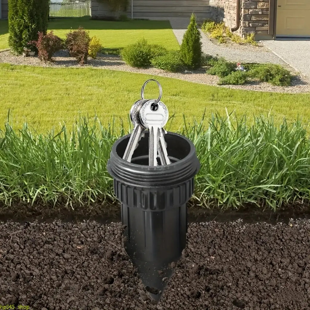 Realistic Underground Spike Garden Key Hider, Durable High Quality Plastic Hidden Key Storage Safe, Easy Insert Lawn Decorative Key Holder, Weatherproof Outdoor Security Accessory For Backyard, Garden And Patio Spare Key Storing homedecor