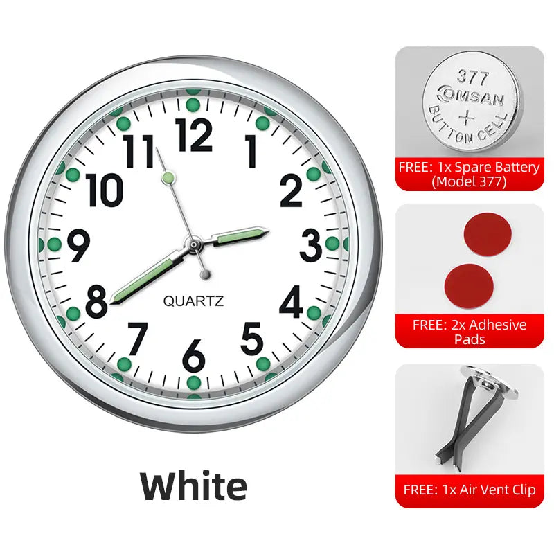 Universal Digital Clock for Car Interior Dashboard