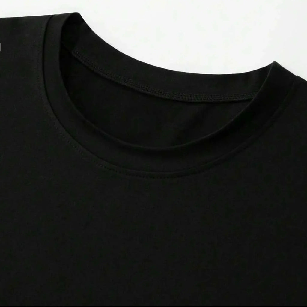 Men's Cotton Motivational Graphic Short Sleeve T-Shirt Casual Summer Wear White Tee