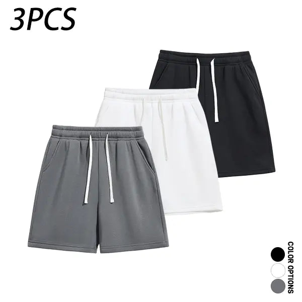 4-Pack Men's Athletic Casual Shorts: Lightweight Everyday Summer Shorts