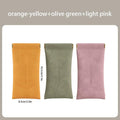 Leather Eyeglasses Cases PU Soft Sunglasses Pouch Squeeze Top Portable Glasses Cases for Men Women
