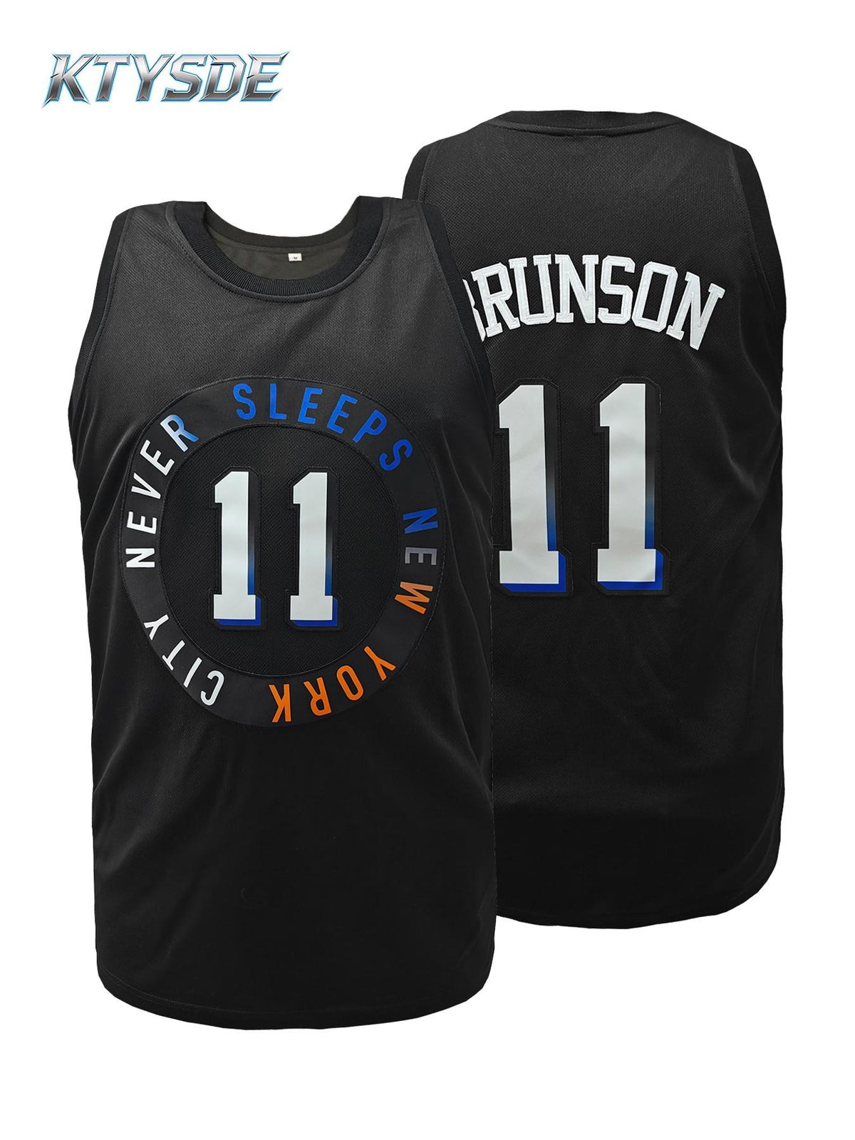 KTYSDE Men's New York Basketball Jersey Brunson 11 Stitched Breathable Sports Vest Game Day Fan Gift