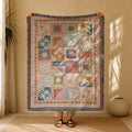 Multi-Function Geometric Tassel Throw Blanket & Sofa Cover