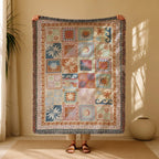 Multi-Function Geometric Tassel Throw Blanket & Sofa Cover
