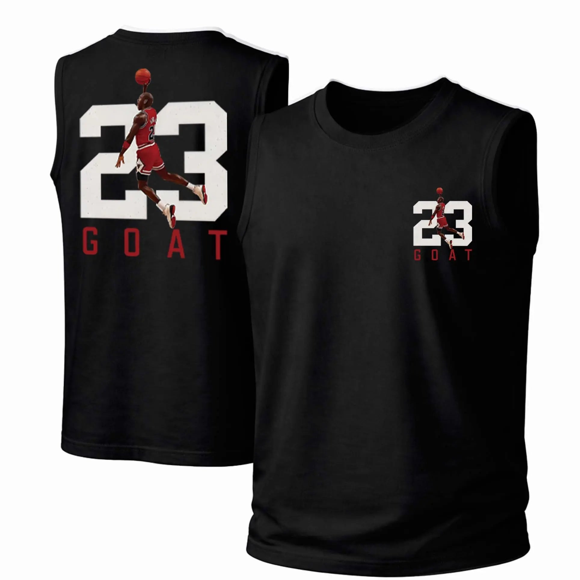 Men's Graphic Sleeveless Tank Top | Casual Cotton Sport Vest for Summer