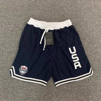 Men's 2-Pack Baggy Ice Silk Athletic Shorts, Loose-Fit with USA Letters All Over Print, Elastic Waist, Quick-Dry for Basketball & Gym, Machine Washable Men's Shorts, Fashion Apparel, Baggy Shorts