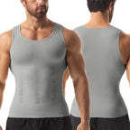 1/2/3/4 Pack Menswear Shapewear Compression Tank Top Daily Casual Undershirt Tummy Control Workout Underwear Shirt Body Shaper Breathable Elastic Soft Stretchy Fabric Sports Sleeveless Fitted