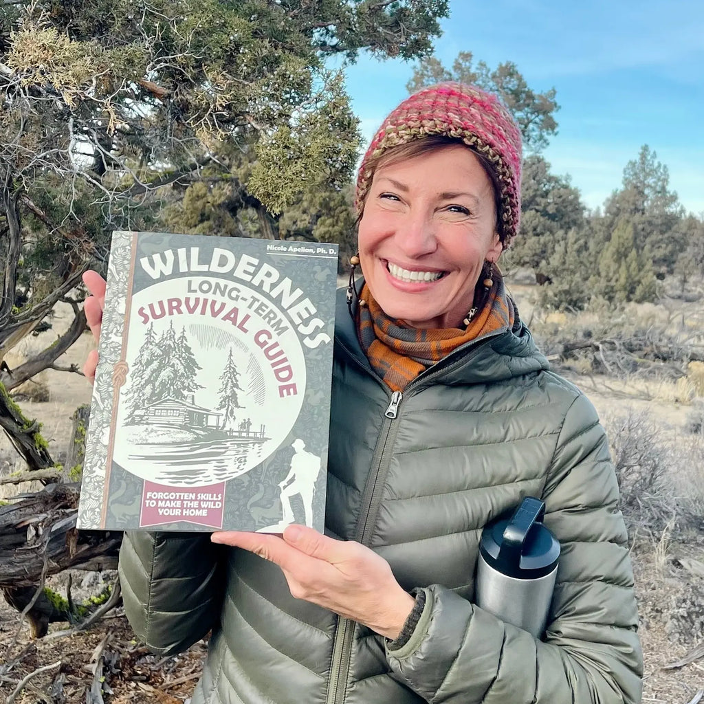 Wilderness Long-Term Survival Guide: Forgotten Skills to Make the Wild Your Home | Hiking, Hunting, Camping & Foraging Info by Dr. Nicole Apelian