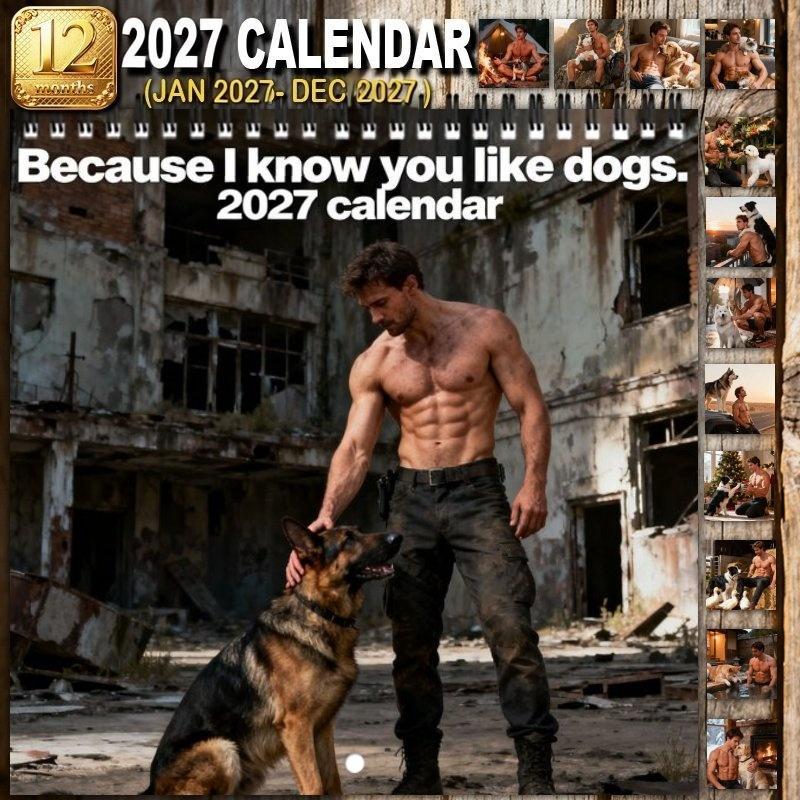 2027 Whimsical Cat Wall Calendar with Funny Horror Movie Villains and 12 Monthly Art Prints